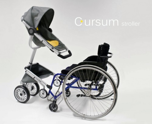 Детская коляска для родителей с ограниченными возможностями