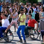 В Баку прошел флешмоб с участием людей с инвалидностью