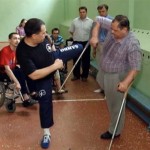 В Челябинске люди с ограниченными возможностями осваивают боевые искусства