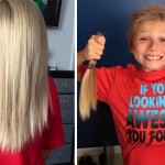 Мальчик 2 года терпел издевательства, чтобы пожертвовать волосы для больных раком