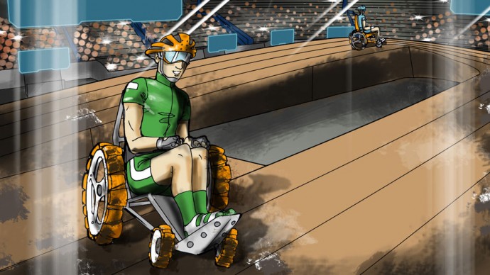 Powered-Wheelchair-Race